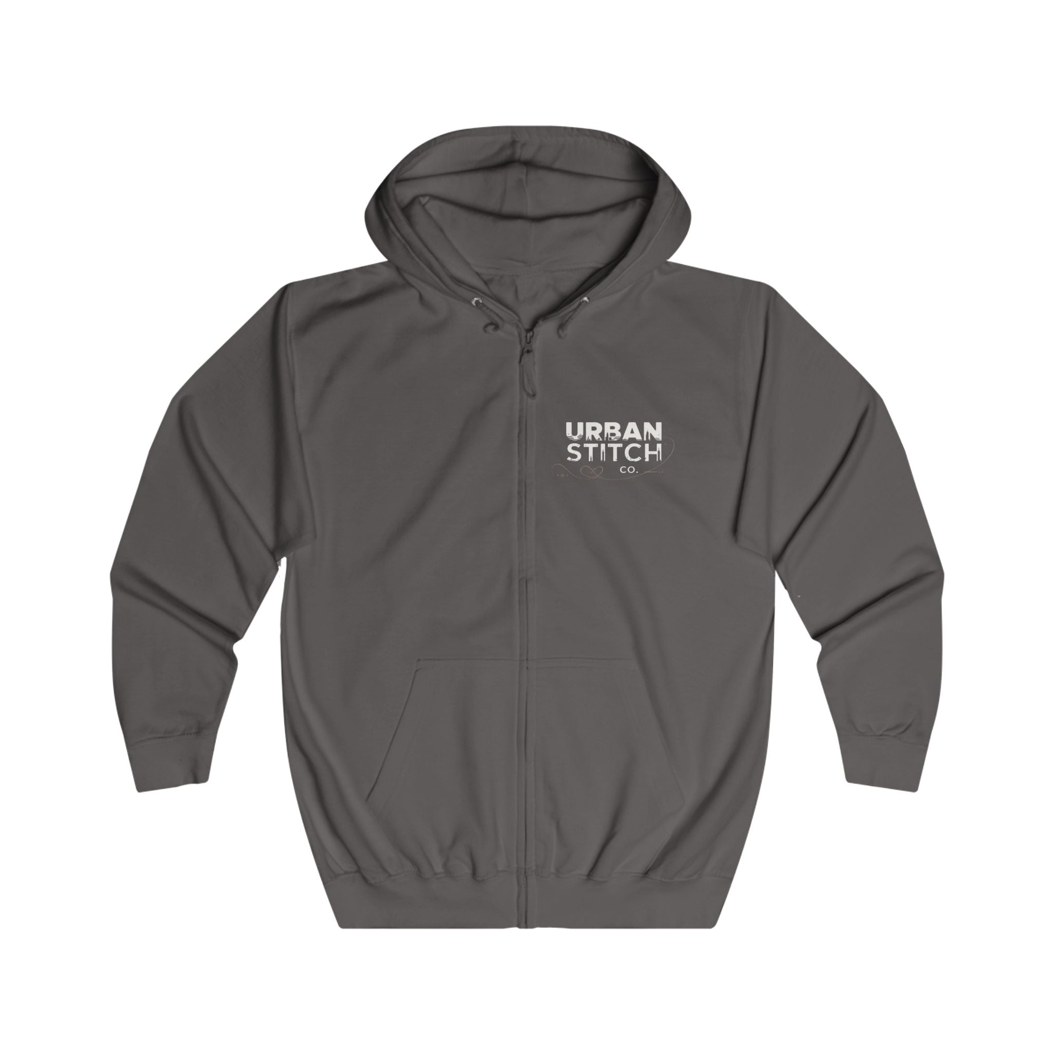 Cocktail Quote Zip Hoodie — "I am not for the weak. Enjoy with pleasure."