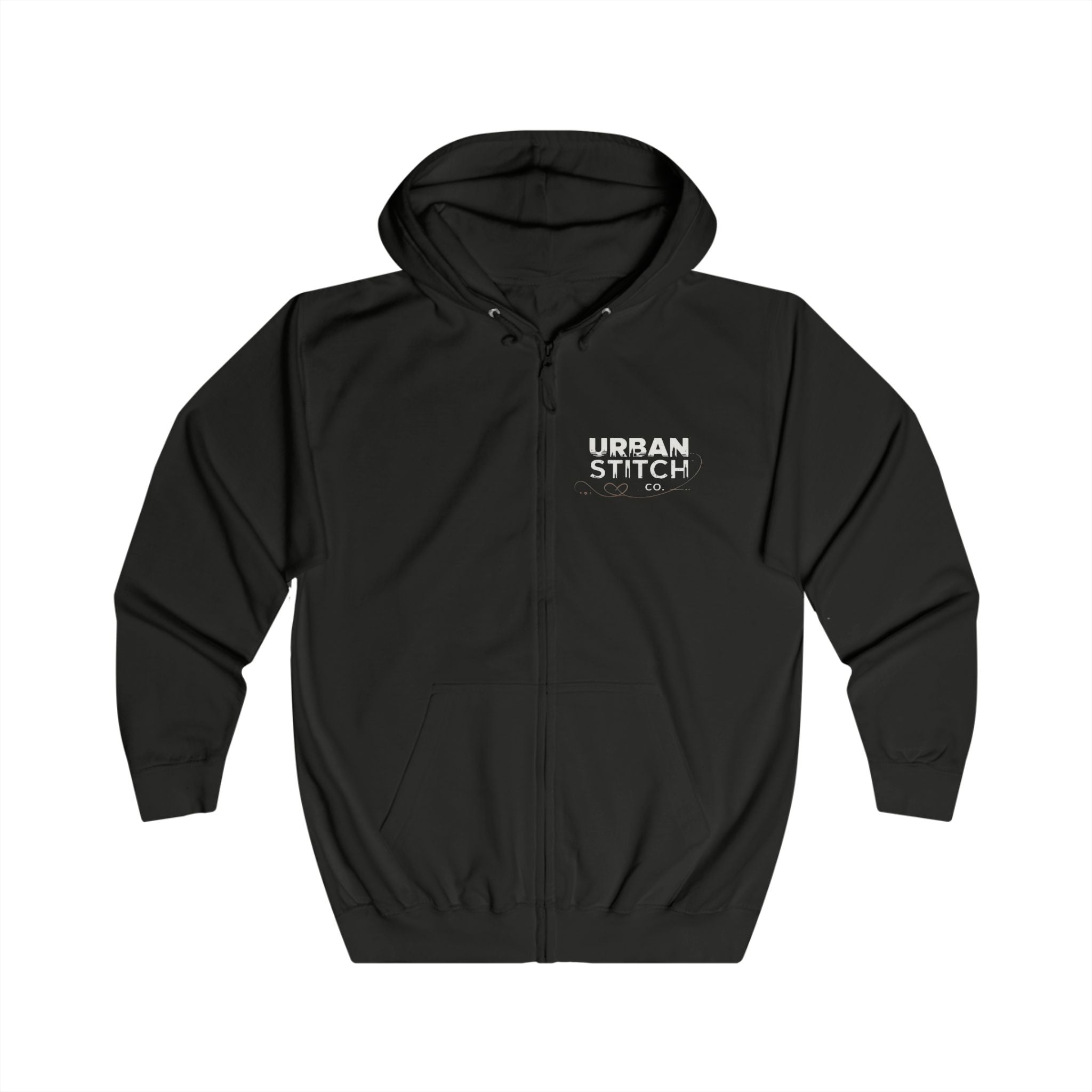 Cocktail Quote Zip Hoodie — "I am not for the weak. Enjoy with pleasure."